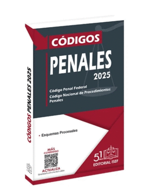 CÓDIGOS PENAL FEDERAL Y NACIONAL DE PROCEDIMIENTOS PENALES 2025 (PROFESIONAL)