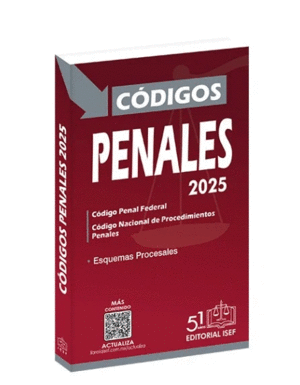 CÓDIGOS PENAL FEDERAL Y NACIONAL DE PROCEDIMIENTOS PENALES 2025 (BOLSILLO)