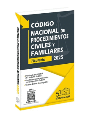 CÓDIGO NACIONAL DE PROCEDIMIENTOS CIVILES Y FAMILIARES(PROFESIONAL)