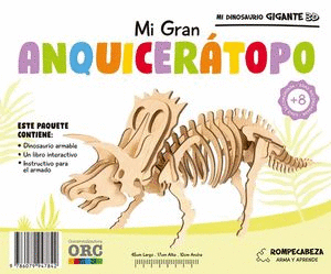 MI DINOSAURIO GIGANTE 3D. MI GRAN ANQUICERÁTOPO