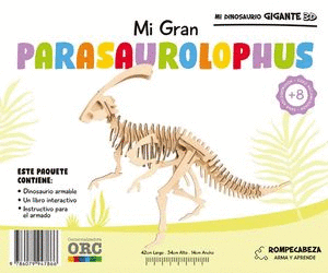 MI DINOSAURIO GIGANTE 3D. MI GRAN PARASAUROLOPHUS