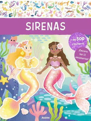 LIBRO DE STICKERS DE SIRENAS